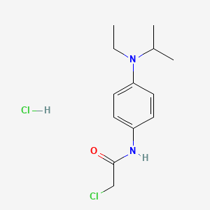molecular formula C13H20Cl2N2O B2870223 2-chloro-N-{4-[ethyl(propan-2-yl)amino]phenyl}acetamide hydrochloride CAS No. 1027643-27-1