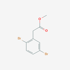 molecular formula C9H8Br2O2 B2870274 Methyl 2-(2,5-dibromophenyl)acetate CAS No. 203314-32-3