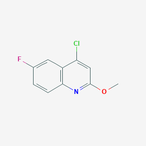 molecular formula C10H7ClFNO B2870305 4-Chloro-6-fluoro-2-methoxyquinoline CAS No. 2361635-02-9