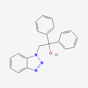 2-(1H-1,2,3-Benzotriazol-1-yl)-1,1-diphenylethan-1-ol
