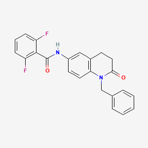 N-(1-benzyl-2-oxo-1,2,3,4-tetrahydroquinolin-6-yl)-2,6-difluorobenzamide