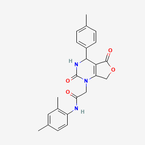 N-(2,4-dimethylphenyl)-2-(2,5-dioxo-4-(p-tolyl)-3,4-dihydrofuro[3,4-d]pyrimidin-1(2H,5H,7H)-yl)acetamide