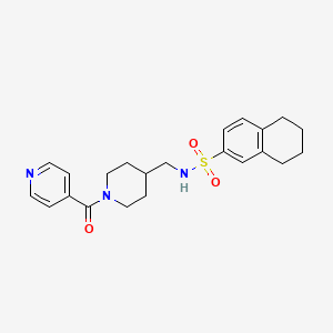 N-((1-isonicotinoylpiperidin-4-yl)methyl)-5,6,7,8-tetrahydronaphthalene-2-sulfonamide