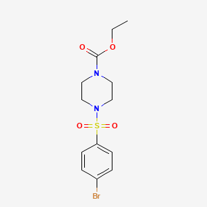 4-(4-Bromo-benzenesulfonyl)-piperazine-1-carboxylic acid ethyl ester