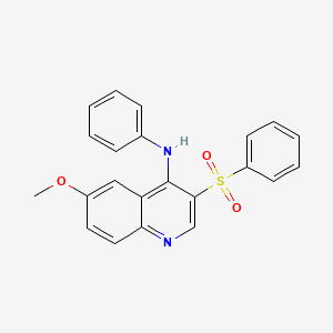6-methoxy-N-phenyl-3-(phenylsulfonyl)quinolin-4-amine