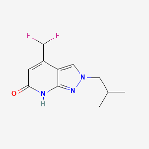4-(Difluoromethyl)-2-isobutyl-2H-pyrazolo[3,4-b]pyridin-6(7H)-one