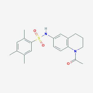 N-(1-acetyl-1,2,3,4-tetrahydroquinolin-6-yl)-2,4,5-trimethylbenzenesulfonamide