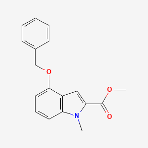 methyl 4-(benzyloxy)-1-methyl-1H-indole-2-carboxylate