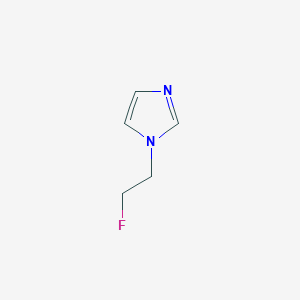 molecular formula C5H7FN2 B2870402 1-(2-fluoroethyl)-1H-imidazole CAS No. 122974-63-4