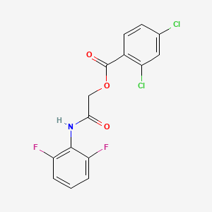 [2-(2,6-Difluoroanilino)-2-oxoethyl] 2,4-dichlorobenzoate