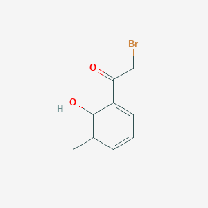molecular formula C9H9BrO2 B2870536 2-Bromo-2'-hydroxy-3'-methylacetophenone CAS No. 1261643-22-4