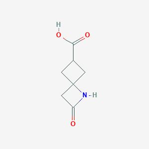 molecular formula C7H9NO3 B2870706 2-Oxo-1-azaspiro[3.3]heptane-6-carboxylic acid CAS No. 2193062-01-8
