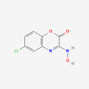 molecular formula C8H5ClN2O3 B2870763 6-Chloro-2H-1,4-benzoxazine-2,3(4H)-dione 3-oxime CAS No. 937602-19-2
