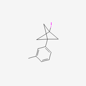 B2870798 1-Iodo-3-(3-methylphenyl)bicyclo[1.1.1]pentane CAS No. 2287283-07-0