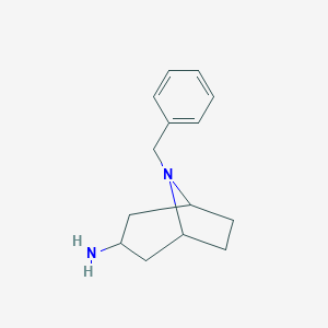 molecular formula C14H20N2 B028708 8-Benzyl-8-azabicyclo[3.2.1]octan-3-amine CAS No. 76272-36-1