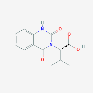 molecular formula C13H14N2O4 B2870902 (2S)-2-(2,4-dioxo-1,2,3,4-tetrahydroquinazolin-3-yl)-3-methylbutanoic acid CAS No. 188789-54-0