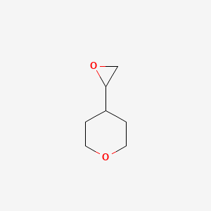 molecular formula C7H12O2 B2870905 4-(Oxiran-2-yl)oxane CAS No. 1339849-51-2