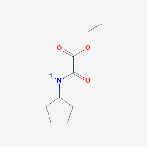 molecular formula C9H15NO3 B2870931 ethyl (cyclopentylamino)(oxo)acetate CAS No. 39183-55-6