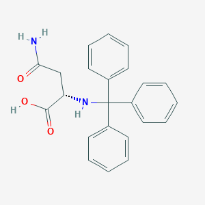 molecular formula C23H22N2O3 B2870956 Trt-l-asn-oh CAS No. 132388-58-0; 57618-17-4