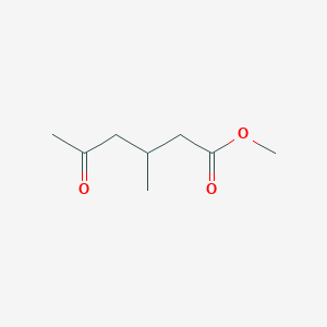 molecular formula C8H14O3 B2870964 Methyl 3-methyl-5-oxohexanoate CAS No. 14983-18-7