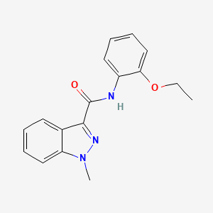 molecular formula C17H17N3O2 B2870967 N-(2-ethoxyphenyl)-1-methyl-1H-indazole-3-carboxamide CAS No. 1448034-84-1