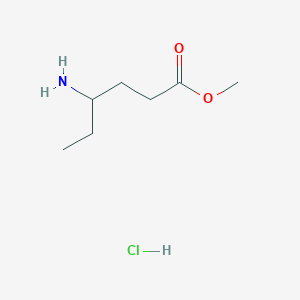 B2871002 Methyl 4-aminohexanoate hydrochloride CAS No. 2230799-76-3