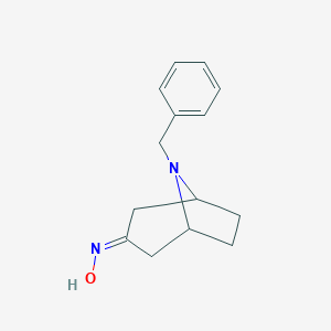 molecular formula C14H18N2O B028711 8-Benzyl-8-azabicyclo[3.2.1]octan-3-one oxime CAS No. 76272-34-9