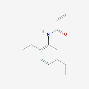 molecular formula C13H17NO B2871204 N-(2,5-Diethylphenyl)prop-2-enamide CAS No. 2023681-15-2