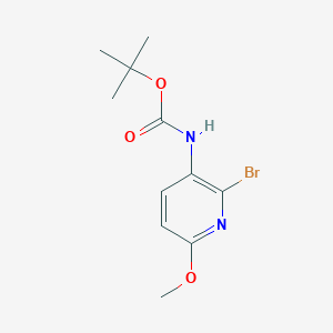 molecular formula C11H15BrN2O3 B2871232 Tert-butyl (2-bromo-6-methoxypyridin-3-yl)carbamate CAS No. 1338219-50-3