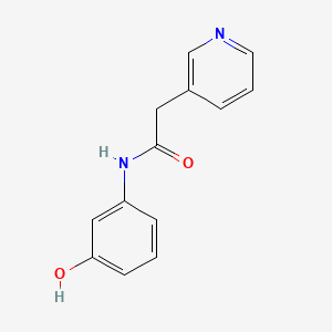 molecular formula C13H12N2O2 B2871340 N-(3-Hydroxyphenyl)-2-(pyridin-3-yl)acetamide CAS No. 1281450-41-6