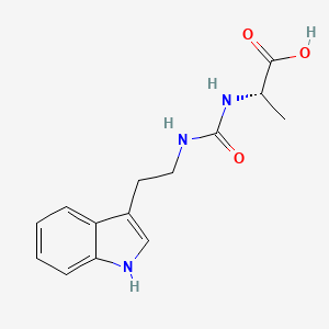 (2S)-2-[2-(1H-indol-3-yl)ethylcarbamoylamino]propanoic acid