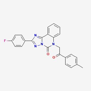 2-(4-fluorophenyl)-6-[2-(4-methylphenyl)-2-oxoethyl][1,2,4]triazolo[1,5-c]quinazolin-5(6H)-one