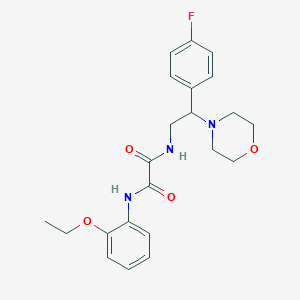 N1-(2-ethoxyphenyl)-N2-(2-(4-fluorophenyl)-2-morpholinoethyl)oxalamide