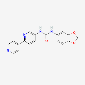 3-(2H-1,3-benzodioxol-5-yl)-1-{[2,4'-bipyridine]-5-yl}urea