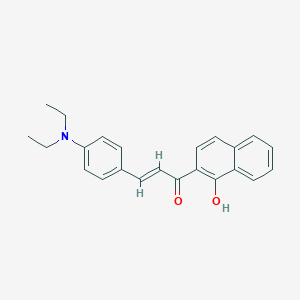 (2E)-3-[4-(diethylamino)phenyl]-1-(1-hydroxynaphthalen-2-yl)prop-2-en-1-one