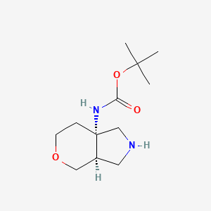 tert-Butyl ((3aR,7aS)-hexahydropyrano[3,4-c]pyrrol-7a(1H)-yl)carbamate