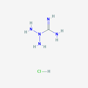 molecular formula CH8ClN5 B2871487 N',N'-Diaminoguanidine monohydrochloride CAS No. 1195902-00-1