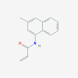 molecular formula C14H13NO B2871488 N-(3-Methylnaphthalen-1-yl)prop-2-enamide CAS No. 2305421-45-6