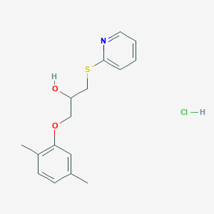 1-(2,5-Dimethylphenoxy)-3-(pyridin-2-ylthio)propan-2-ol hydrochloride