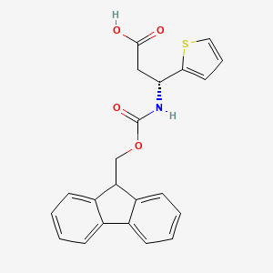 (R)-3-((((9H-Fluoren-9-yl)methoxy)carbonyl)amino)-3-(thiophen-2-yl)propanoic acid