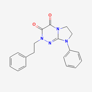 2-phenethyl-8-phenyl-7,8-dihydroimidazo[2,1-c][1,2,4]triazine-3,4(2H,6H)-dione