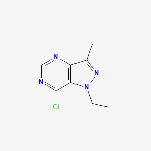 7-Chloro-1-ethyl-3-methyl-1H-pyrazolo[4,3-d]pyrimidine