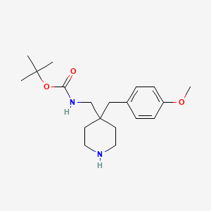 tert-Butyl [4-(4-methoxybenzyl)piperidin-4-yl]methylcarbamate