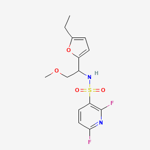 N-[1-(5-ethylfuran-2-yl)-2-methoxyethyl]-2,6-difluoropyridine-3-sulfonamide