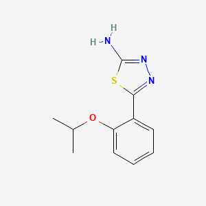 5-(2-Isopropoxy-phenyl)-[1,3,4]thiadiazol-2-ylamine