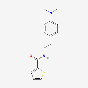 molecular formula C15H18N2OS B2871636 N-(4-(dimethylamino)phenethyl)thiophene-2-carboxamide CAS No. 952966-90-4