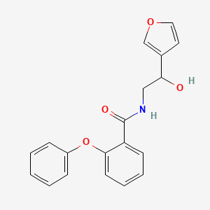 molecular formula C19H17NO4 B2871706 N-[2-(furan-3-yl)-2-hydroxyethyl]-2-phenoxybenzamide CAS No. 1396766-21-4