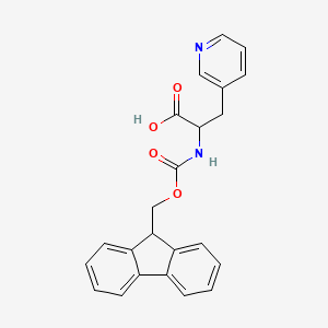 molecular formula C23H20N2O4 B2871710 Fmoc-beta-(3-pyridyl)-Ala-OH CAS No. 142994-45-4; 175453-07-3; 746672-88-8