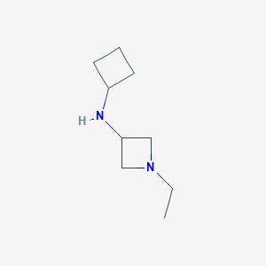 molecular formula C9H18N2 B2871717 N-Cyclobutyl-1-ethylazetidin-3-amine CAS No. 1858683-56-3
