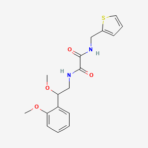 N1-(2-methoxy-2-(2-methoxyphenyl)ethyl)-N2-(thiophen-2-ylmethyl)oxalamide